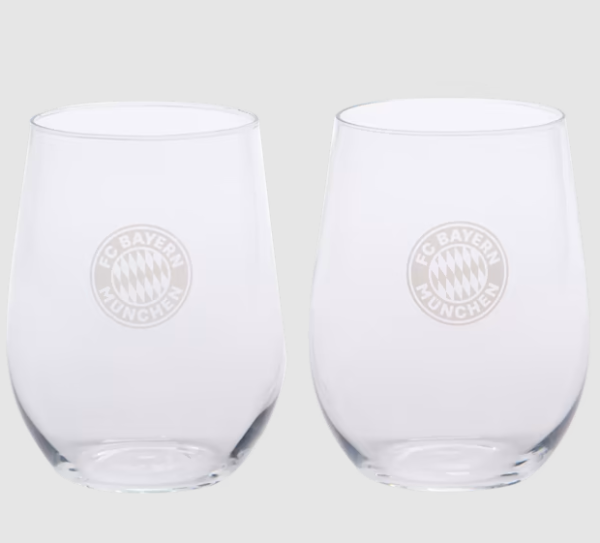 FC Bayern München - Wasserglas 2er-Set 0,4 l